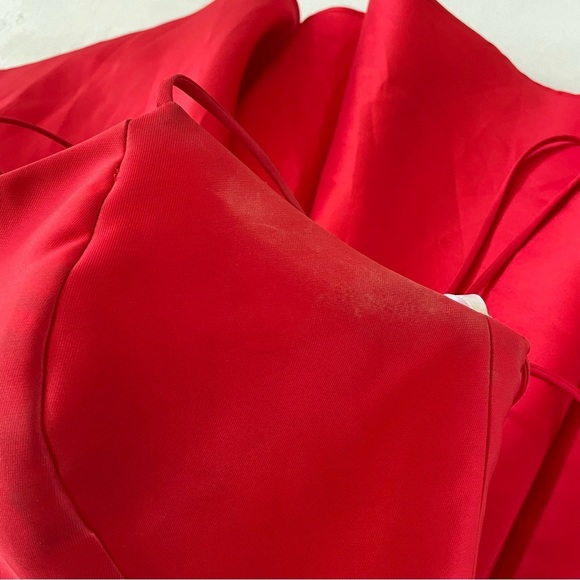 ALYCE PARIS RED DRESS SHORTS HOMECOMING SPAGHETTI STRAPS SIZE 0 - Picture 8 of 12